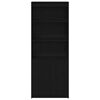 vidaXL Highboard Black oak Engineered wood Tall Highboard Rectangular