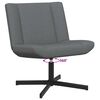 vidaXL Swivel Chair Dark Grey 63 x 75 x 76 cm fabric