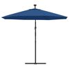 vidaXL Cantilever Patio Umbrella Azure Polyester fabric, Steel pole