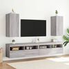 vidaXL TV Wall Cabinet Grey Sonoma Engineered wood 12.0 x 13.8 x 27.6 in