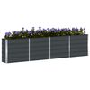 vidaXL Planter Anthracite 160 x 40 x 75 cm Steel