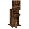 vidaXL Lectern Smoked oak Engineered wood 21.7x21.7x42.1 in Tiltable
