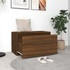vidaXL Hall Bench Brown Oak Engineered Wood 31.5 x 15.7 x 17.7 in