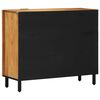 vidaXL Sideboard Natural 35.43 x 13.19 x 29.53 in Solid Acacia Wood