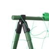 vidaXL Garden Trellis Set of 2 Green Steel with PE coating, PP, PE Large