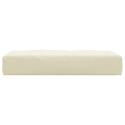 vidaXL Pallet Cushion Cream 23.6"x23.6"x3.1" Oxford Fabric