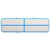 vidaXL Inflatable Gymnastics Mat with Pump 275.6x39.4x5.9" PVC Blue