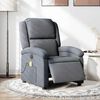 vidaXL Electric Massage Recliner Chair Dark Gray