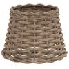 vidaXL Lamp Shade Brown Wicker Ø7.9 x 5.9 in Lovely Design Lamp Shade
