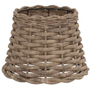 vidaXL Lamp Shade Brown Wicker Ø7.9 x 5.9 in Lovely Design Lamp Shade