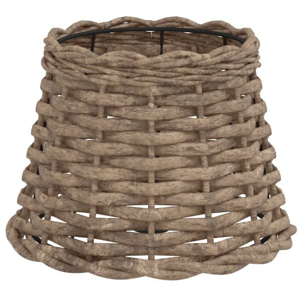 vidaXL Lamp Shade Brown Wicker Ø7.9 x 5.9 in Lovely Design Lamp Shade