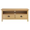 vidaXL TV Cabinet Honey Brown Solid Pine Wood Medium TV Cabinet