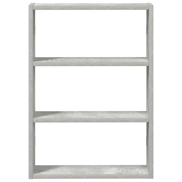vidaXL Wall Shelf Concrete Grey Engineered Wood Medium Wall Shelf