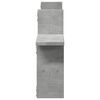 vidaXL Wall Shelf Concrete grey Engineered wood Medium Wall Shelf