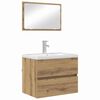 vidaXL Bathroom Furniture Set with Drawer 2 pcs Artisan Oak