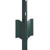 vidaXL Fence Posts Height Adjustable 5 pcs Green 23.6" Steel