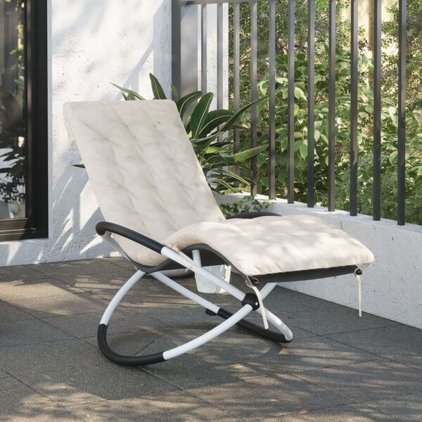 vidaXL Sun Lounger Collapsible Folding Sun Lounger Other Modern