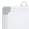 vidaXL Magnetic Whiteboard 23.6x15.7x0.7" Aluminium