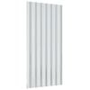 vidaXL Roof Panels 36 pcs Galvanized Steel Anthracite 31.5"x14.2"