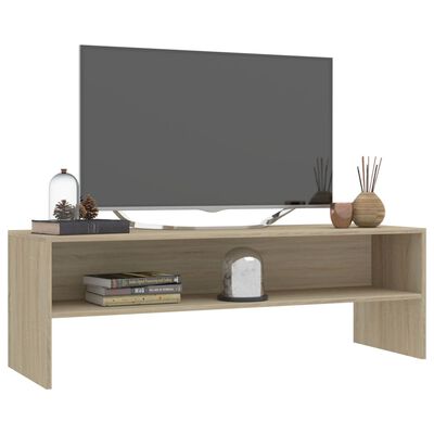 vidaXL TV Cabinet Sonoma Oak 47.2"x15.7"x15.7" Chipboard
