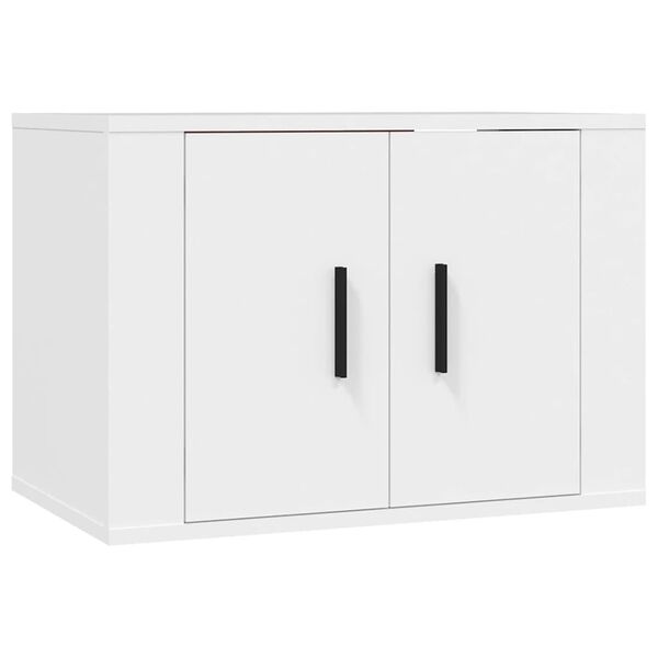 vidaXL TV Cabinet Set Set of 5 White Engineered wood