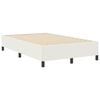 vidaXL Box Spring Bed Cream 47.24 x 74.80 in Velvet