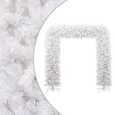 vidaXL Christmas Tree Arch White 94.5"