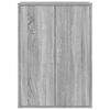 vidaXL Grey Sonoma Sideboard Engineered Wood Medium Stylish Sideboard