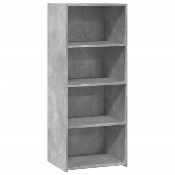 vidaXL Highboard Concrete grey Engineered wood Large Highboard