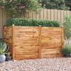 vidaXL Garden Raised Bed Brown Solid Acacia Wood Large Stackable