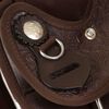 vidaXL Western Horse Saddle Brown Genuine leather 16 in