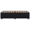 vidaXL Bed Frame Black Velvet, plywood, engineered wood Twin Bed Frame