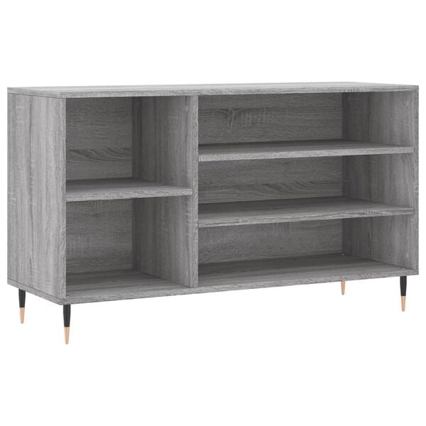 vidaXL Shoe Cabinet Grey Sonoma Engineered Wood Standard Shoe Cabinet