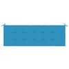 vidaXL Garden Bench Cushion Blue Oxford fabric, Foam fiber