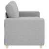 vidaXL Sofa Cloud Grey 62.99 x 30.31 x 32.28 in Fabric