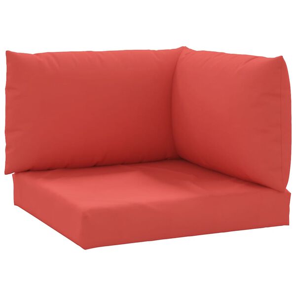 vidaXL Pallet Cushion Red Oxford fabric (100% polyester) Medium