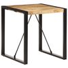 vidaXL Dining Table Natural Wood and Black