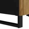 vidaXL Sideboard Natural Wood Solid Mango Wood, Iron Medium Sideboard