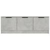vidaXL TV Cabinet Concrete grey Engineered wood Medium TV Cabinet