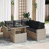 vidaXL Garden Sofa Set Light Grey, Dark Grey