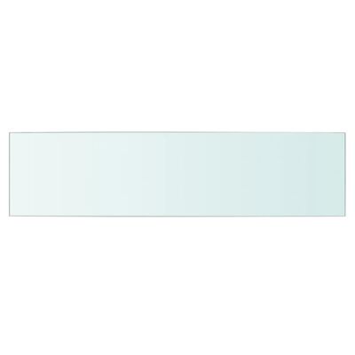 vidaXL Shelf Panel Glass Clear 23.6"x5.9"