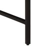 vidaXL Highboard Natural wood grain Solid rough mango wood and iron