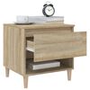 vidaXL Bedside Table Set of 2 Sonoma oak