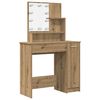 vidaXL Dressing Table Set Artisan oak Engineered wood Standard