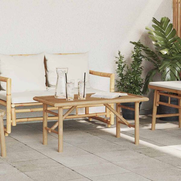 vidaXL Coffee Table Brown 90 x 50 x 43 cm bamboo