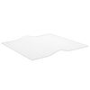 vidaXL Table Protector PVC 35.4 x 35.4 in Scratch-resistant materials