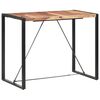 vidaXL Bar Table 55.1"x27.6"x43.3" Solid Acacia Wood