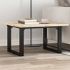 vidaXL Coffee Table Leg Black Powder-Coated Steel 23.6x19.7x15.0 in