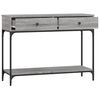 vidaXL Console Table Grey Sonoma Engineered Wood