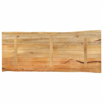 Wide wooden panel with three evenly spaced vertical slats impression, rustic wood